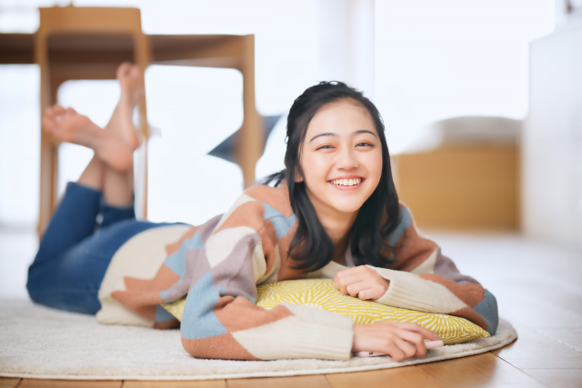 楽しそうな女性