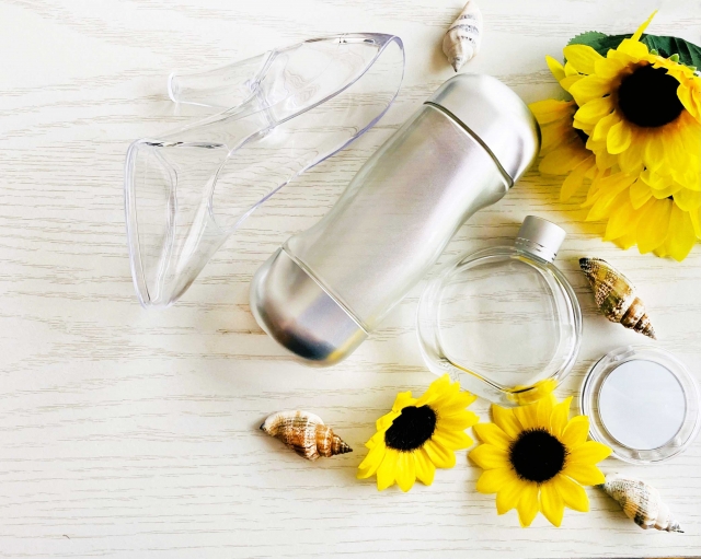 ひまわりと化粧品